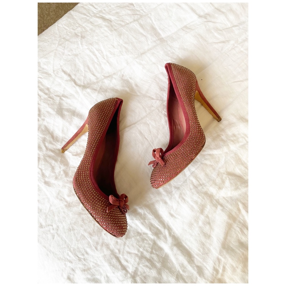Tory Burch Phoenix Charm Logo Platform Heels - Picture 2 of 6